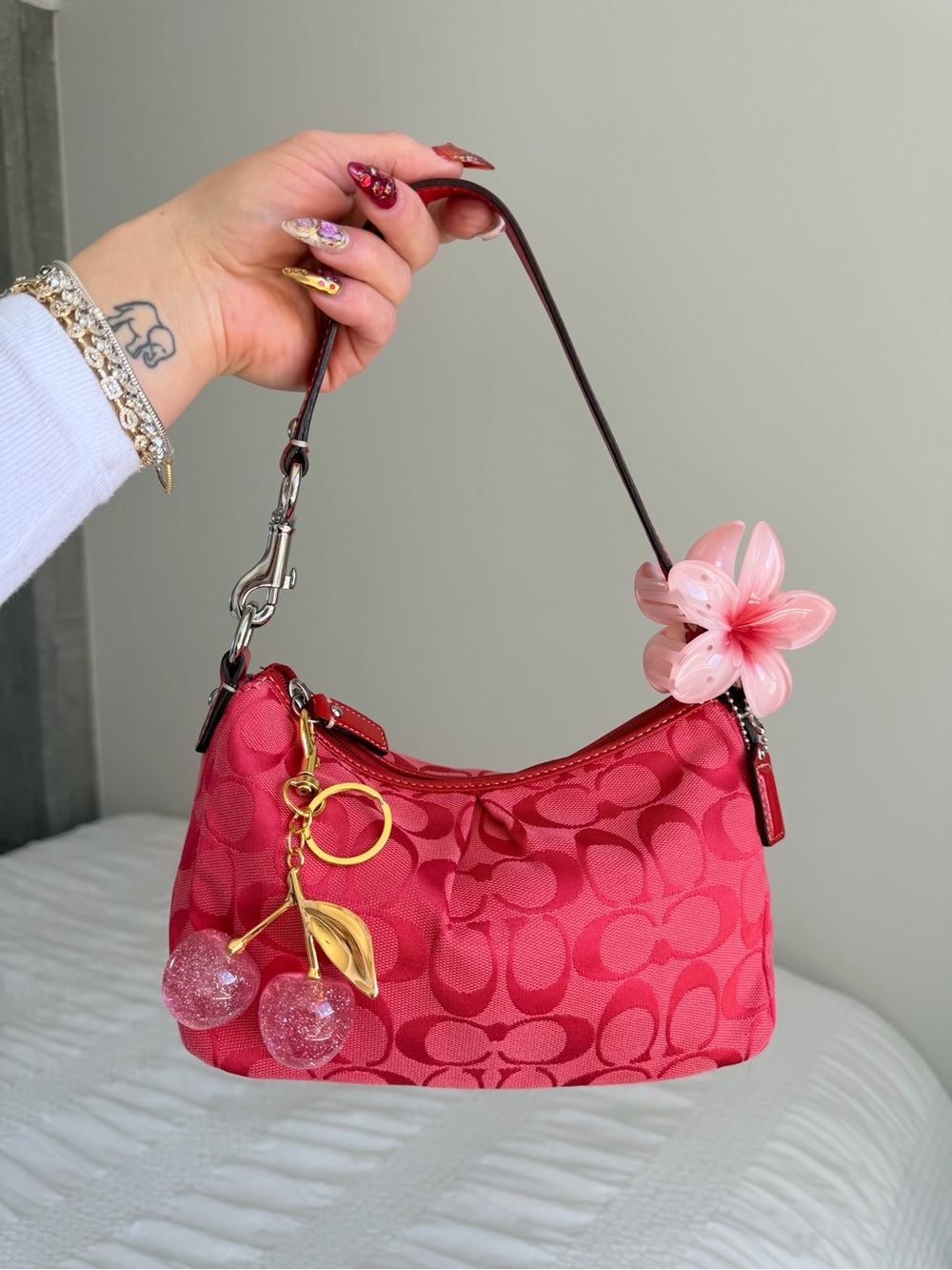 Vintage Coach Demi Baguette Shoulder Bag